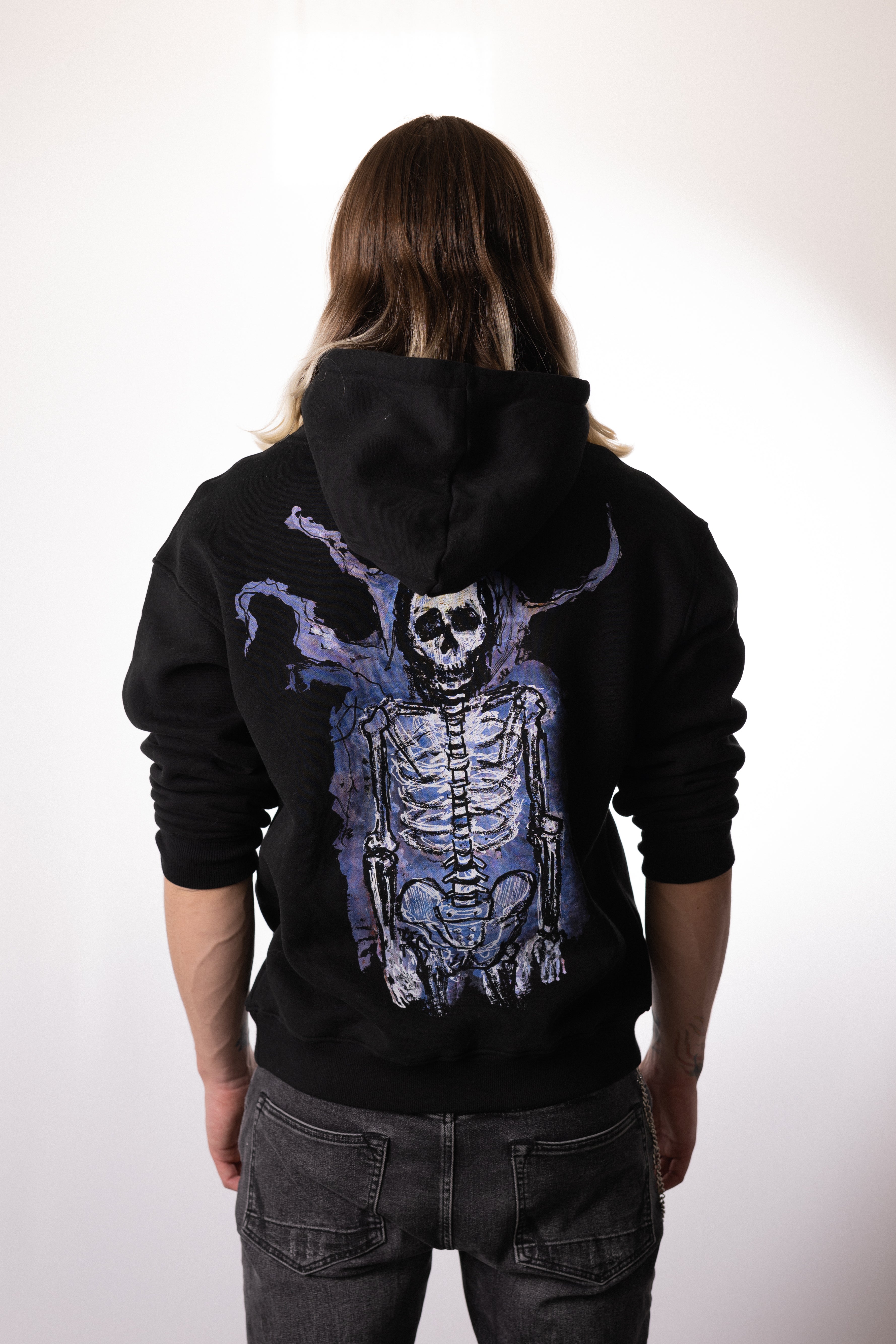 Skelly - ブラックパーカー